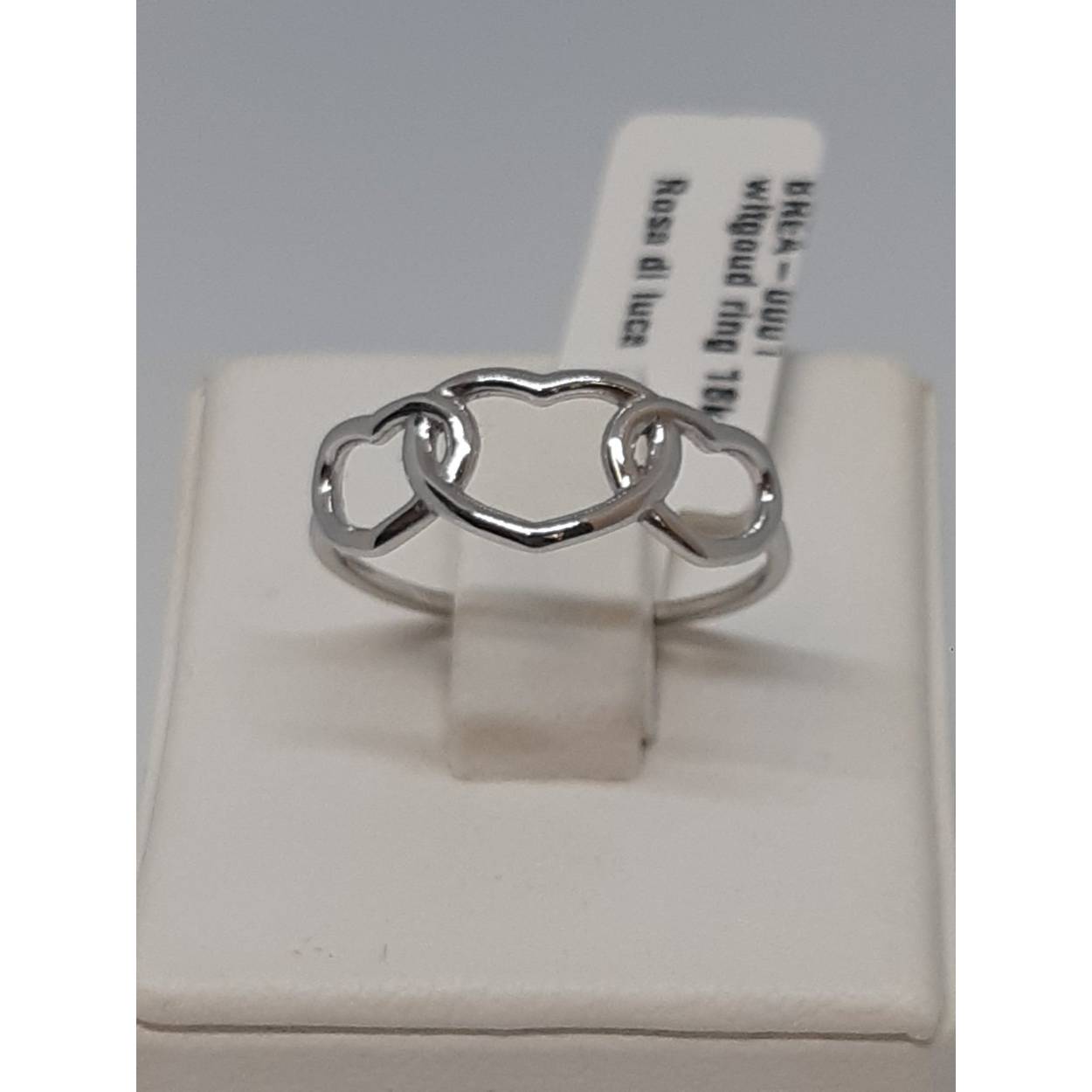 wit goud ring 18k maat 17 / 54