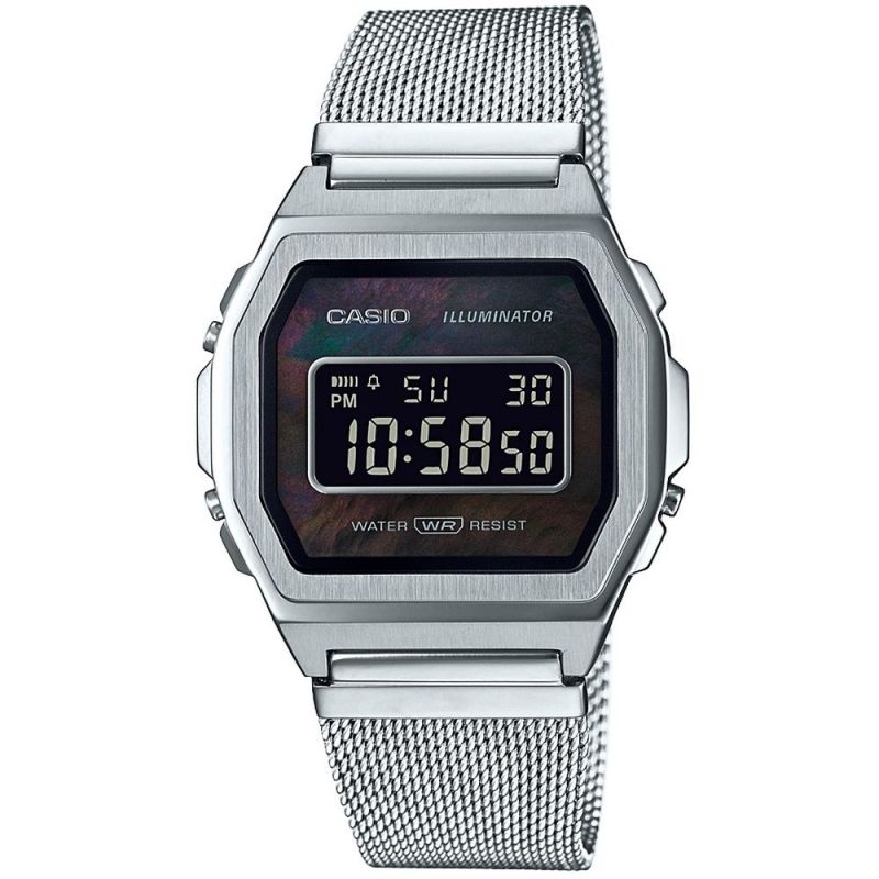 Dit Casio horloge heeft een roestvrijstalen kast met een diameter van 40mm en is voorzien van een metalen band. In de kast bevindt zich een kwaliteitsuurwerk en is afgewerkt met mineraalglas.

Het horloge is 3ATM. Dit betekent dat het horloge spatwaterdicht is. Verder wordt het horloge geleverd met 2 jaar wereldwijde garantie.