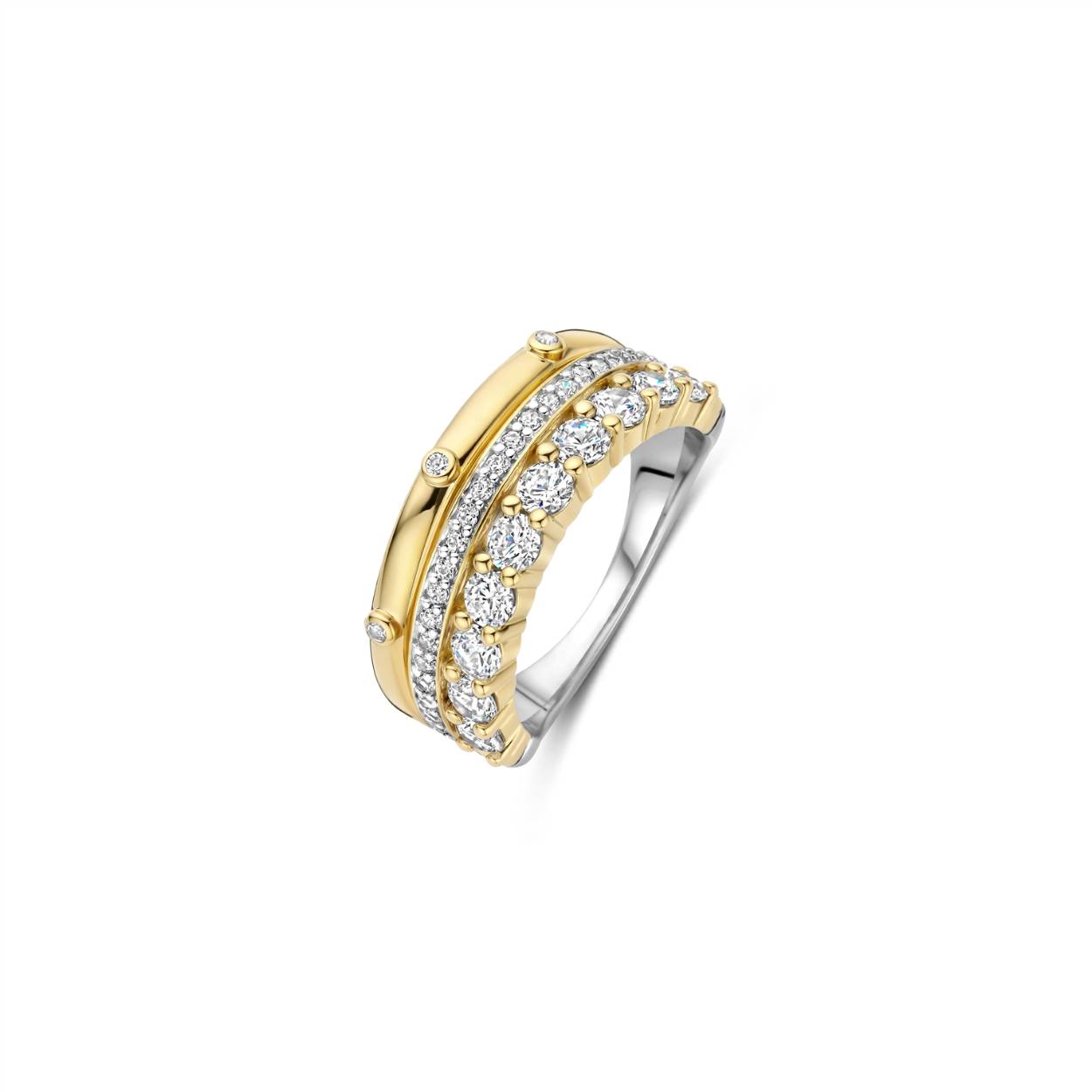TI SENTO Ring Verguld - 12397ZY-56
