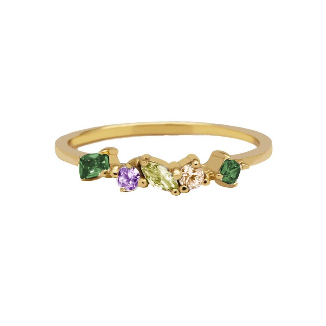 Ring Iconic Paradise Goldplated maat 48