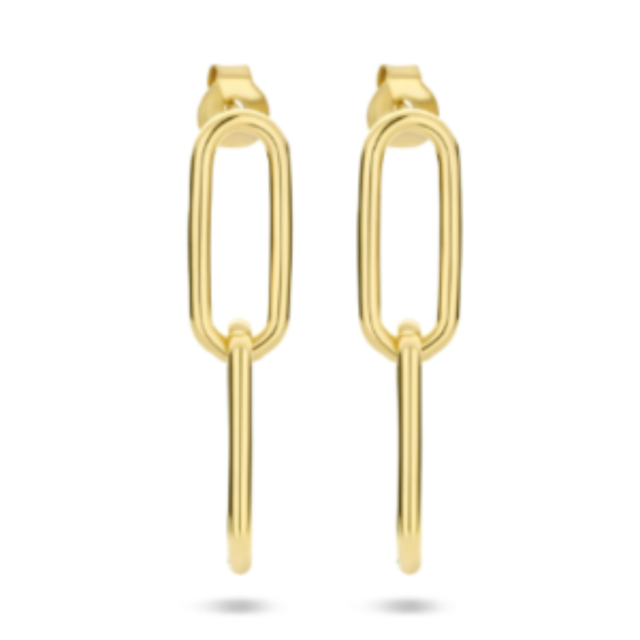 zilver vergulde oorhangers