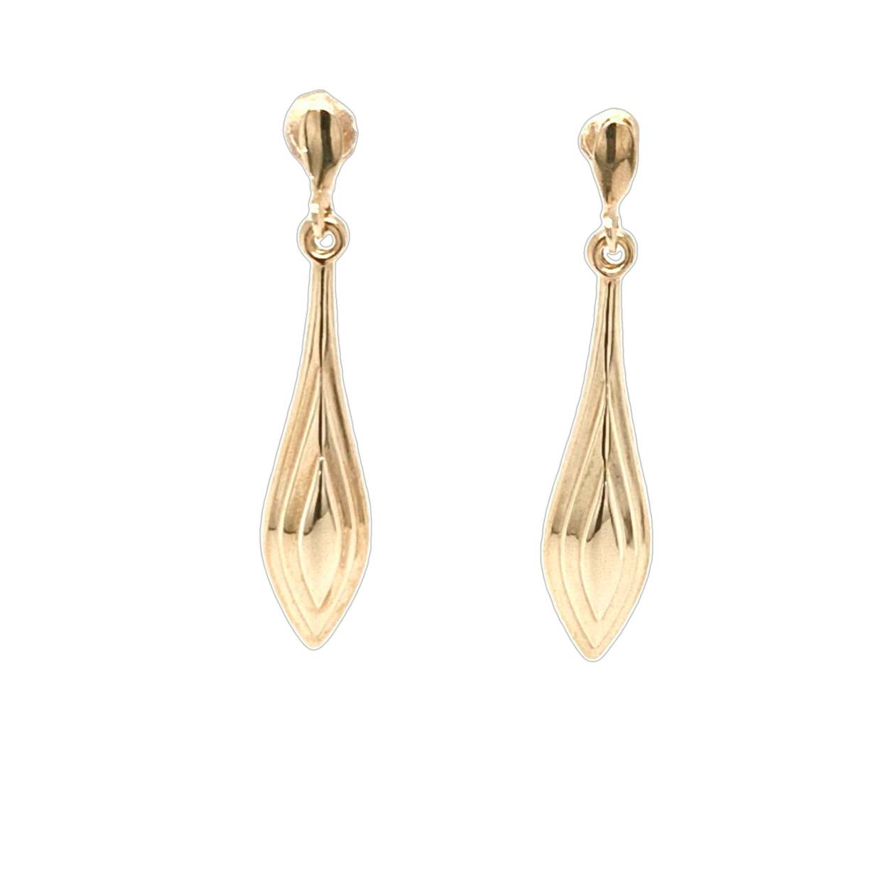 geelgouden oorhangers