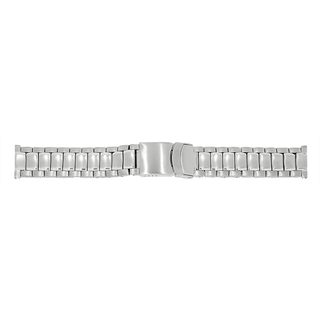 Horlogeband edelstaal 445 mat en gepolijst 18mm