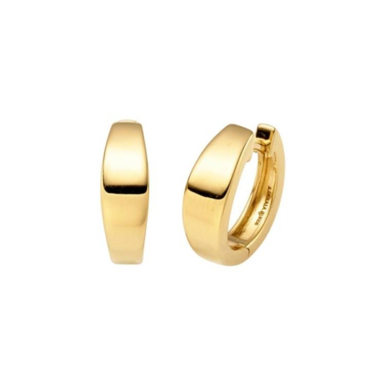 Prachtige goldplated zilveren oorsieradenmet een met zirkonia. 
Combineer deze met een bijpassend collier.