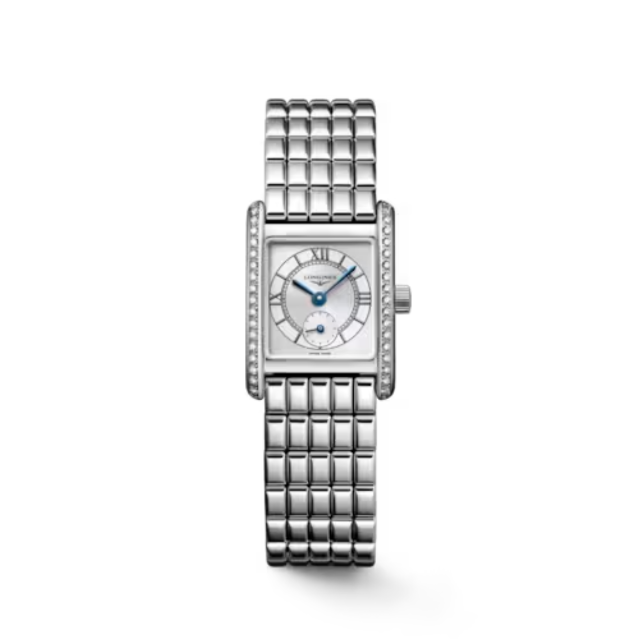 De Longines Mini DolceVita L52000756 is een elegant en stijlvol horloge met een rechthoekige kast en een diamanten bezel. Het heeft een quartz uurwerk. De beste manier om dit horloge te dragen is met formele en chique outfits voor een luxe uitstraling. Een tijdloos accessoire voor speciale gelegenheden.
