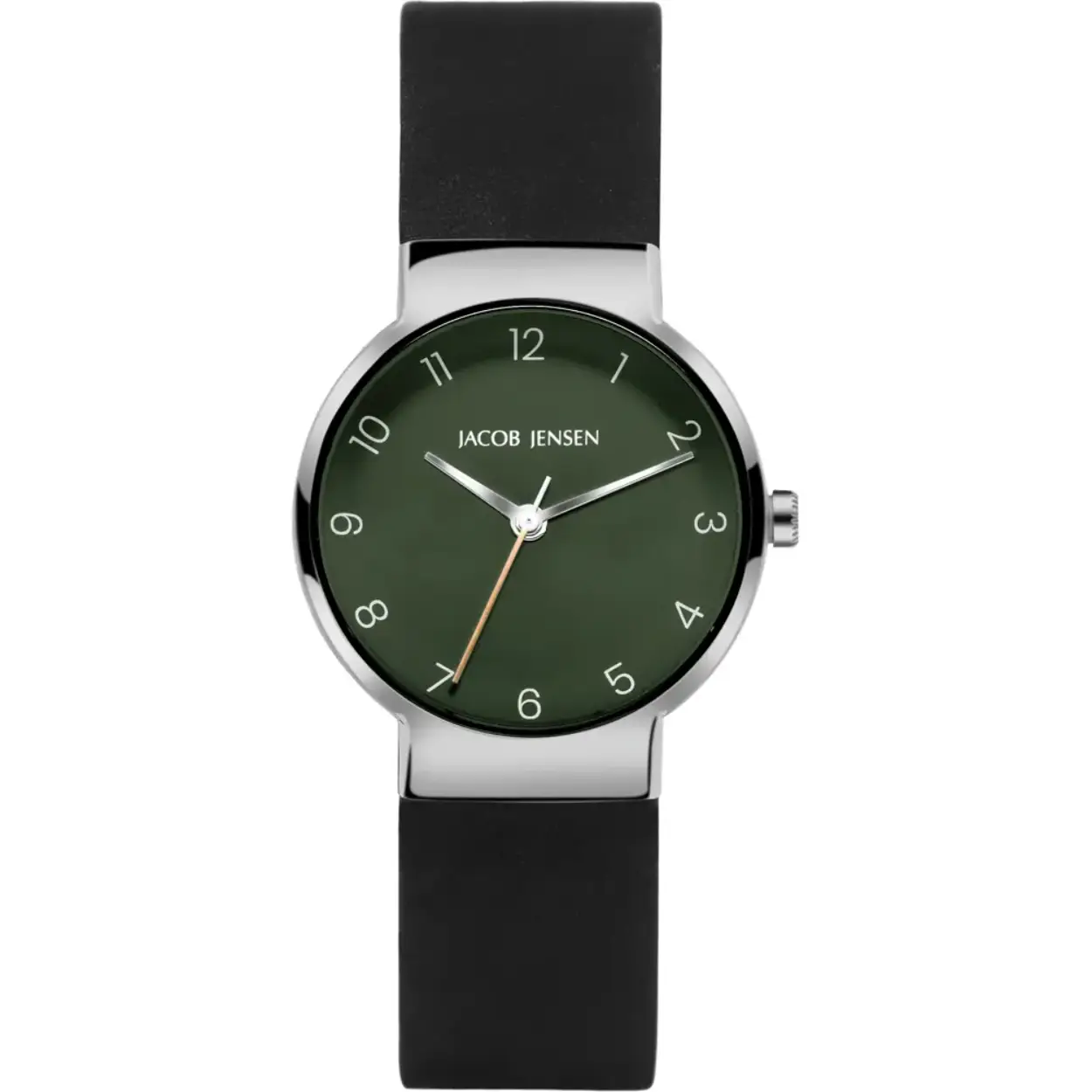 Dit is een horloge van het merk Jacob Jensen gemaakt voor dames.
De specificaties zijn als volgt:
Kastmaat: 29
Kastdikte: 7
Bandlengte: 20
Bandbreedte: 16
Waterdichtheid: 5 ATM / 50 Meter / 165 Feet