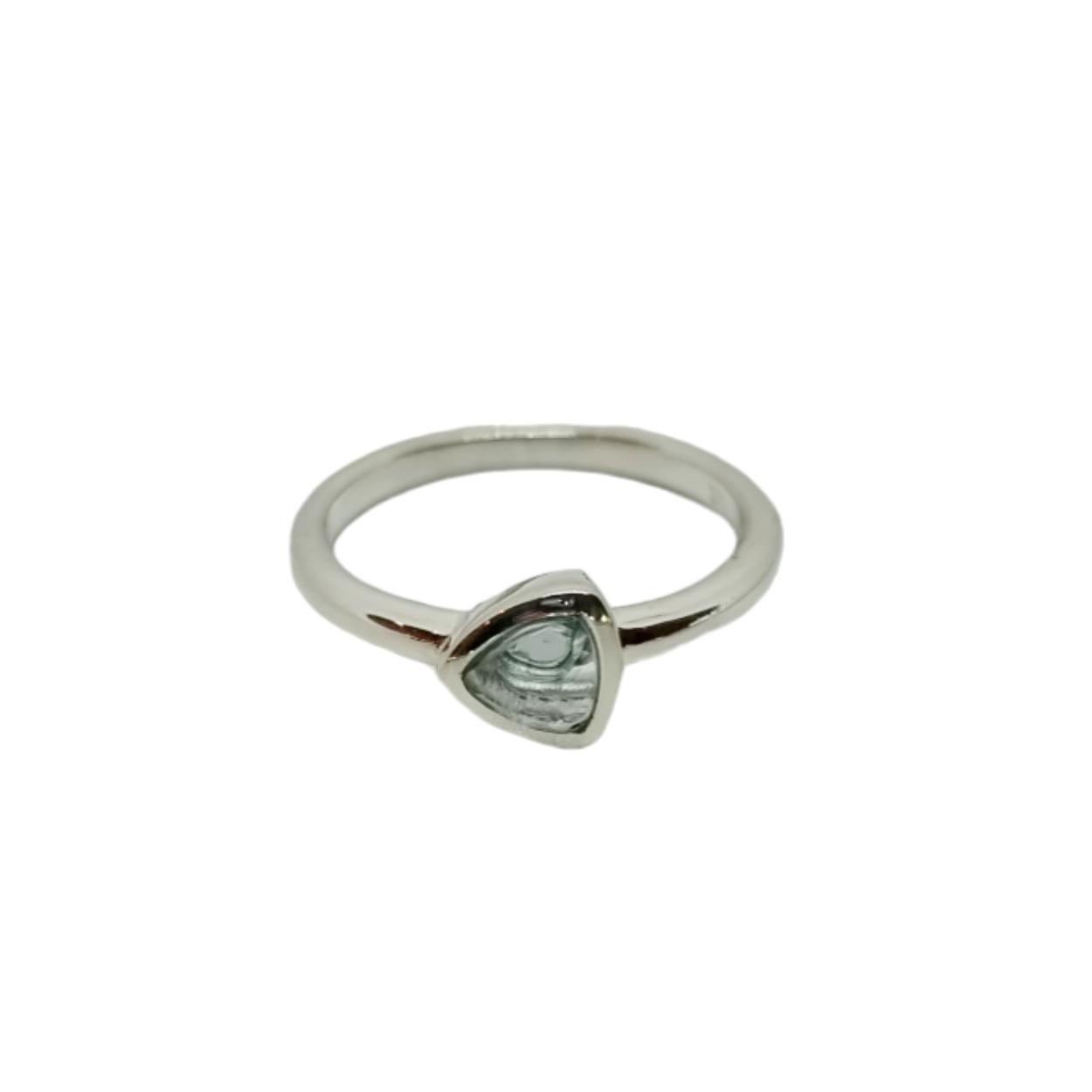 Zilver ring met Topaas