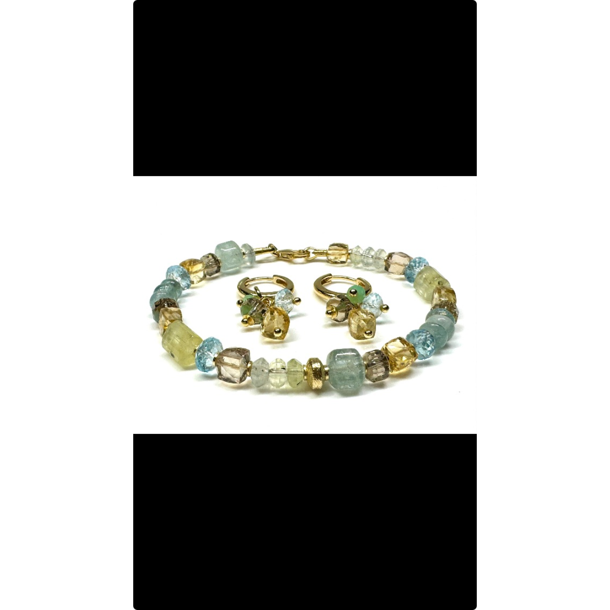 armband  go sky top citrien aqua prehniet