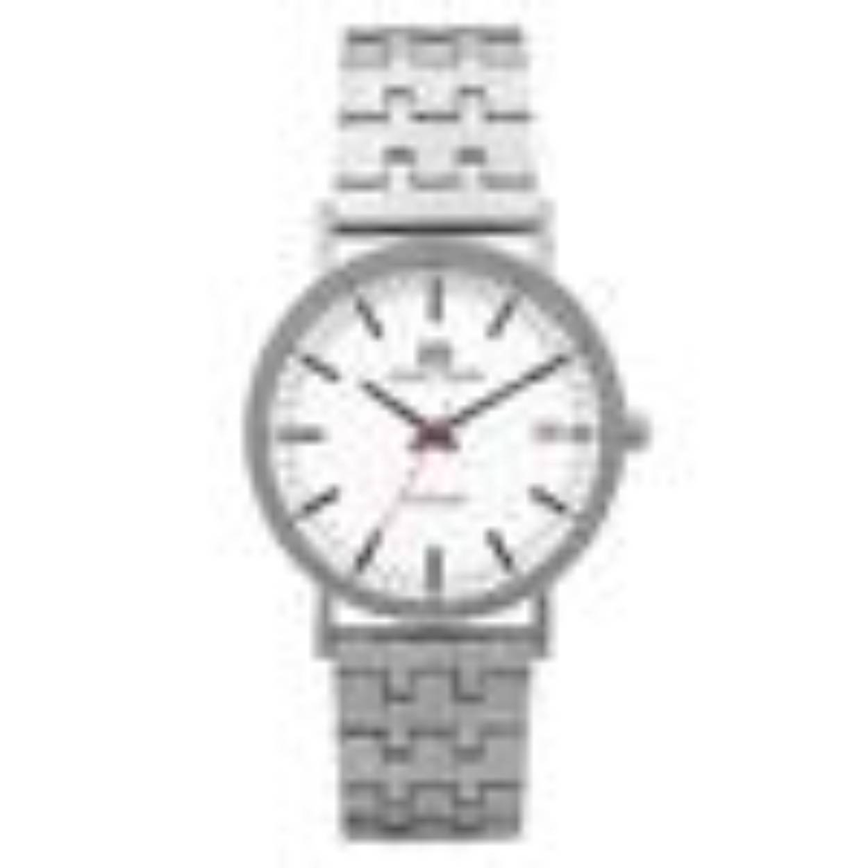 Dit herenhorloge is van het merk Danish Design. Het is een analoog horloge met een band gemaakt van titanium.De diameter van de kast is35 mm.
De verdere specificaties van het horloge zijn als volgt:
Glassoort: mineraal
Bandbreedte (mm): 18
Kastmateriaal: titanium
Waterdichtheid: 3 ATM
Techniek: quartz
Kastkleur: zilver
Kastvorm: rond
Wijzerplaatkleur: wit
Index: streepjes
Bandkleur: zilver
Sluiting: vouwsluiting
