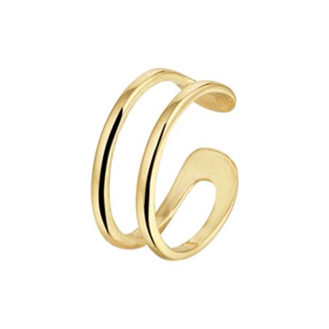 gouden earcuff