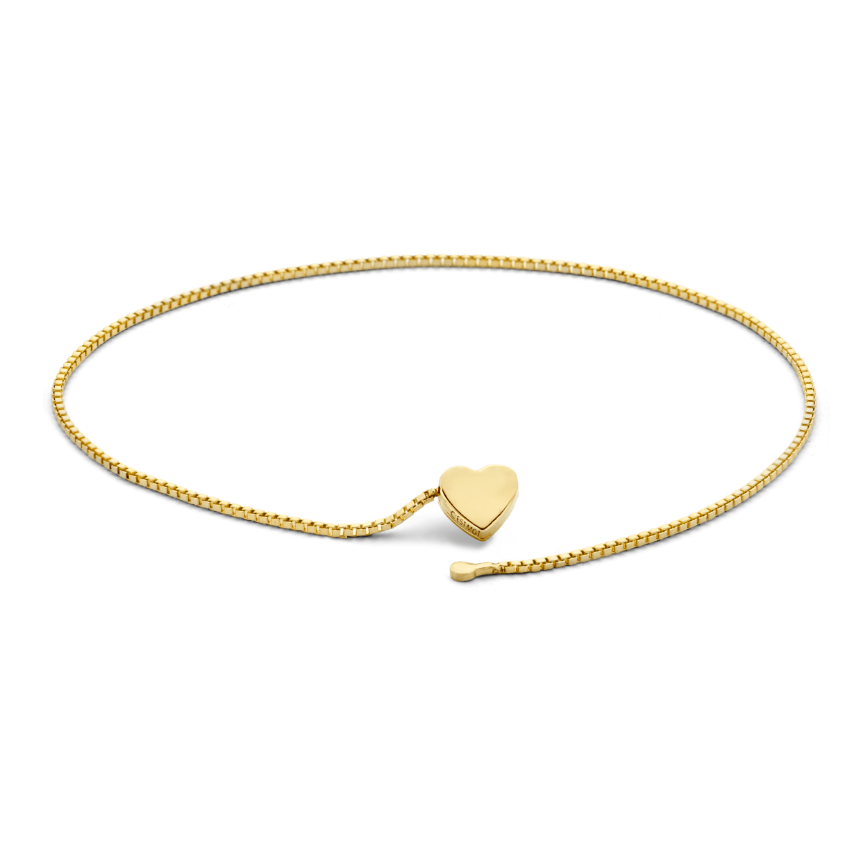 C'est moi jewels  forever locked gouden armband hart 18cm CMB802Y585-18