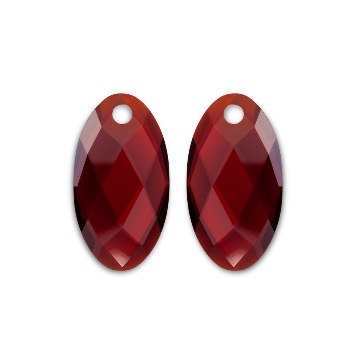 Earstones | Large Leaf - Ruby Quartz
EAGEM50-FCLF-L