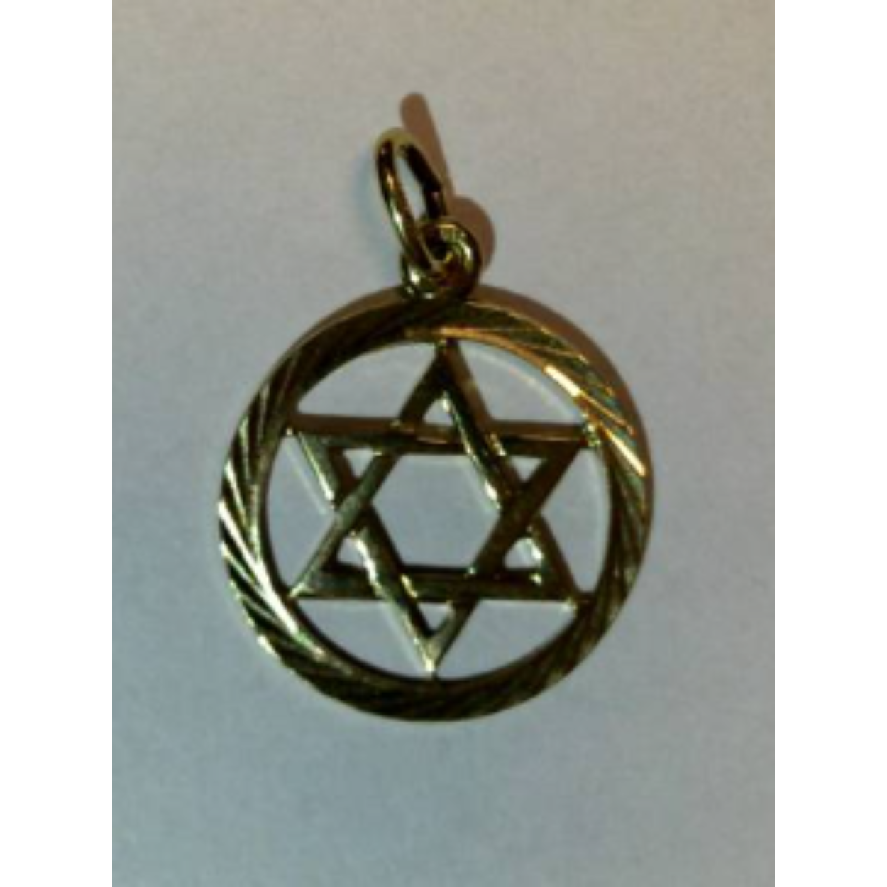 Gouden davidster hanger