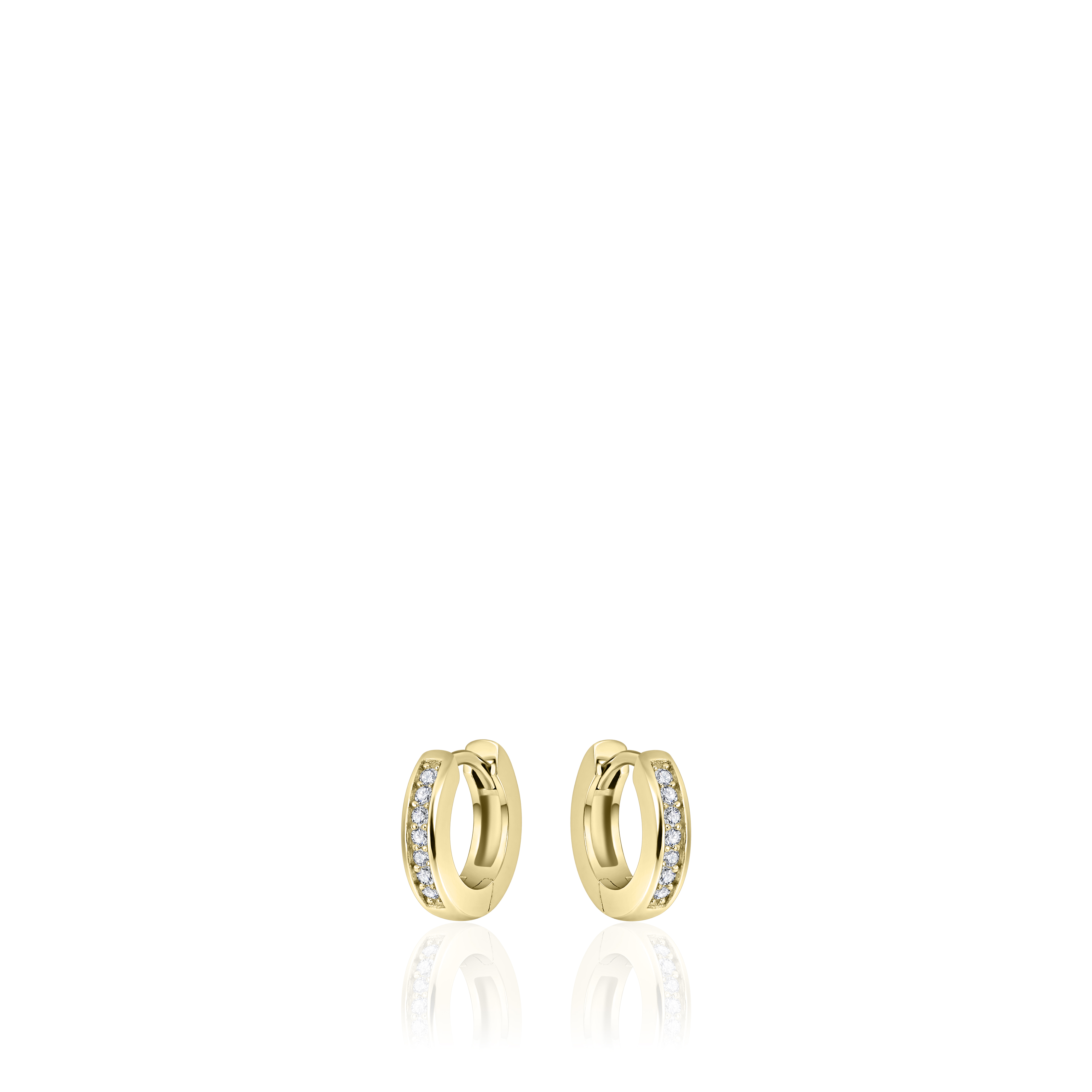 Gisser Jewels  oorringen goud VGKCD3/15