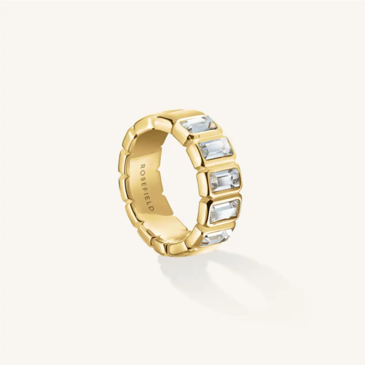 Rosefield Iconic Octagon Ring size 56  JRIO56G-J1138