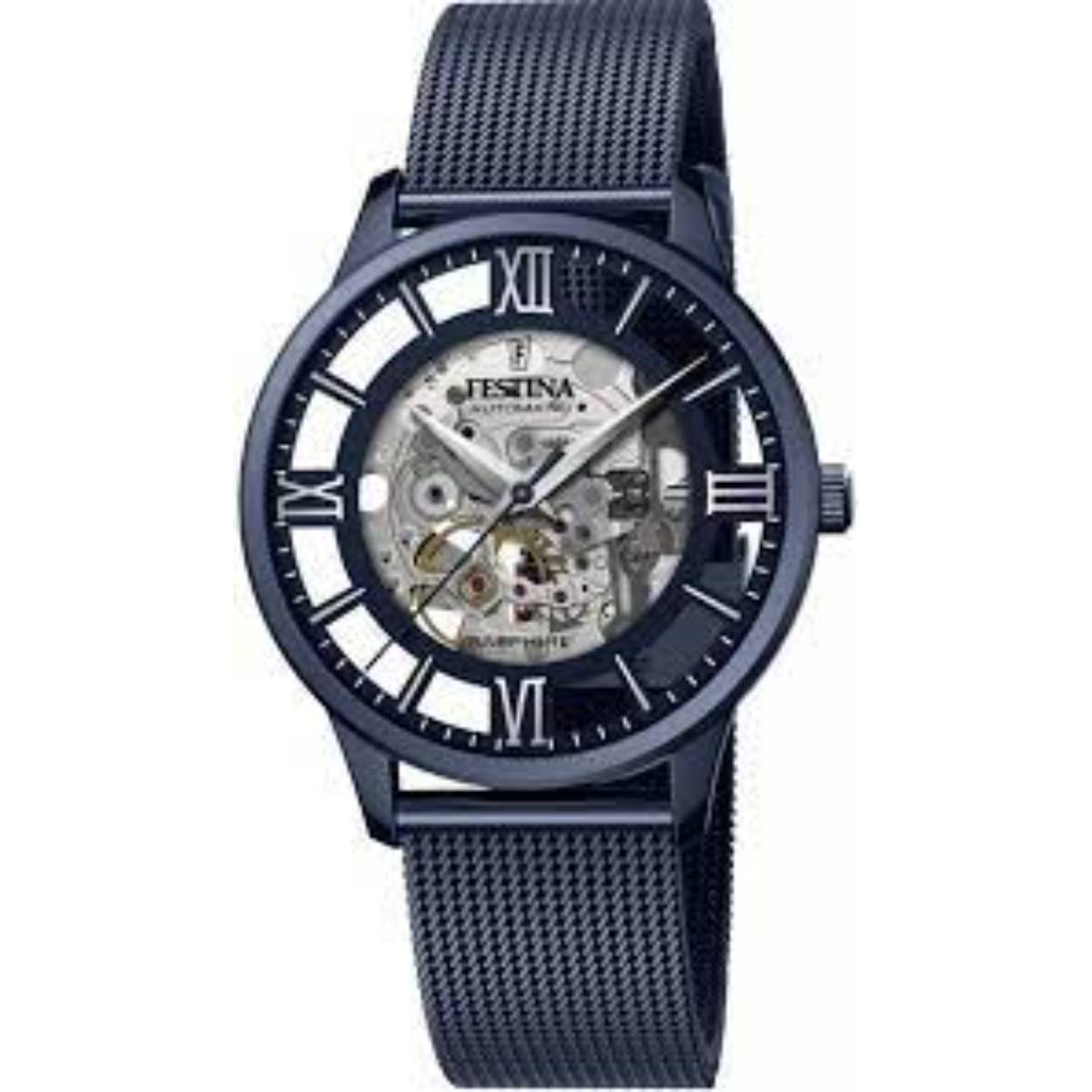 De Festina F20574/1 herenhorloge is een waar kunstwerk. Met zijn stalen kast en saffierglas is dit horloge een toonbeeld van de hoogste kwaliteit en verfijning. Bovendien geeft de stalen band het een vleugje elegantie en onderscheid, waardoor het perfect is voor elke gelegenheid.

Festina-horloges staan bekend om de perfecte mix van elegantie en functionaliteit. Elk van hun ontwerpen is een voorbeeld van constante technologische innovatie en uitstekende prijs-kwaliteitverhouding. Bij Festina streven ze ernaar hun klanten het beste van het beste te bieden, en dit horloge is geen uitzondering. Als je op zoek bent naar een horloge dat je begeleidt tijdens je belangrijkste momenten, is de Festina F20574/1 de perfecte keuze.
