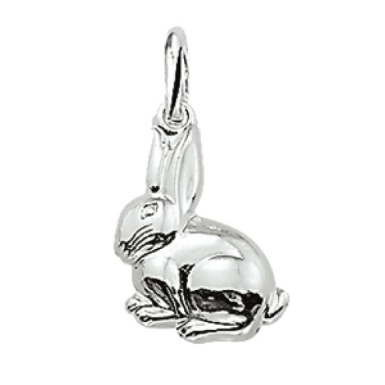 zilveren hanger konijn