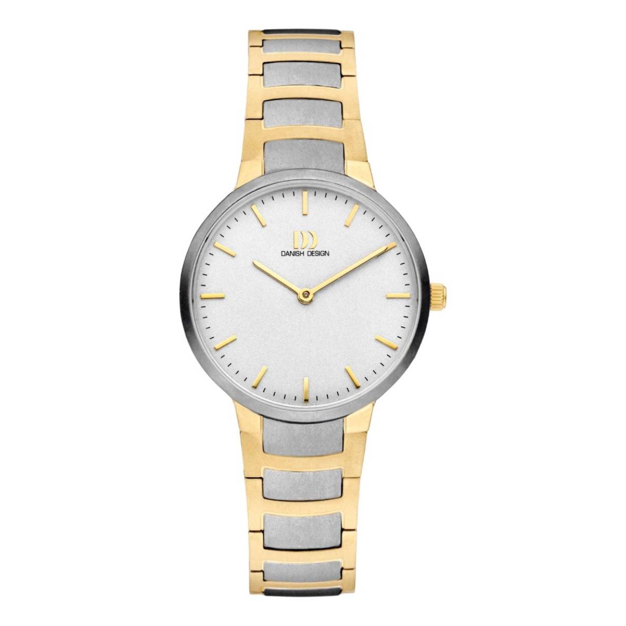 Titanium Danish Design horloge .Dit minimalistisch vormgegeven Danish Design IV65Q1278 Farø dameshorloge van titanium heeft een diameter van 32 mm en een kasthoogte van 7 mm. Titanium is hypoallergeen en geeft daardoor in 99% van de gevallen geen huidreacties. En het is vijf keer sterker dan staal. Hierdoor heeft het horloge een hoog draagcomfort. Dit IV65Q1278 Farø dameshorloge is voorzien van een Quartz uurwerk. Een Quartz horloge wordt gevoed door een batterij. In het horloge zit een Quartz kristal dat altijd trilt op dezelfde frequentie waardoor Quartz horloges bekend staan om hun extreme nauwkeurigheid.
