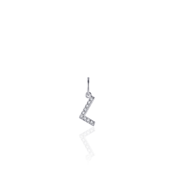Letter L zilver