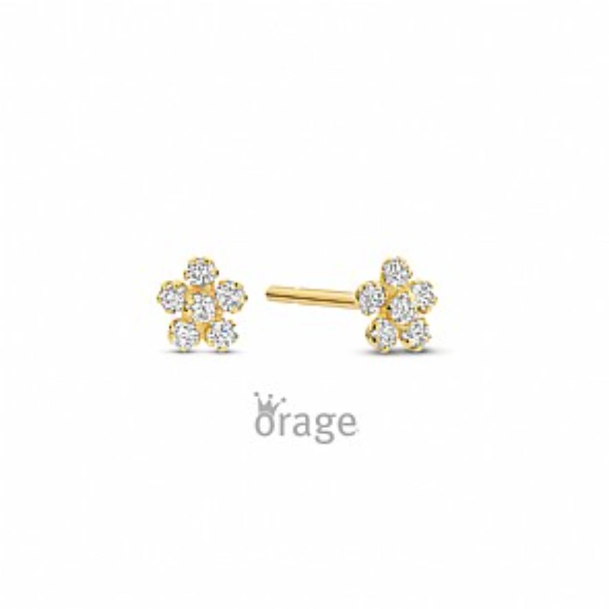 Orage Kids oorbellen goud 9k