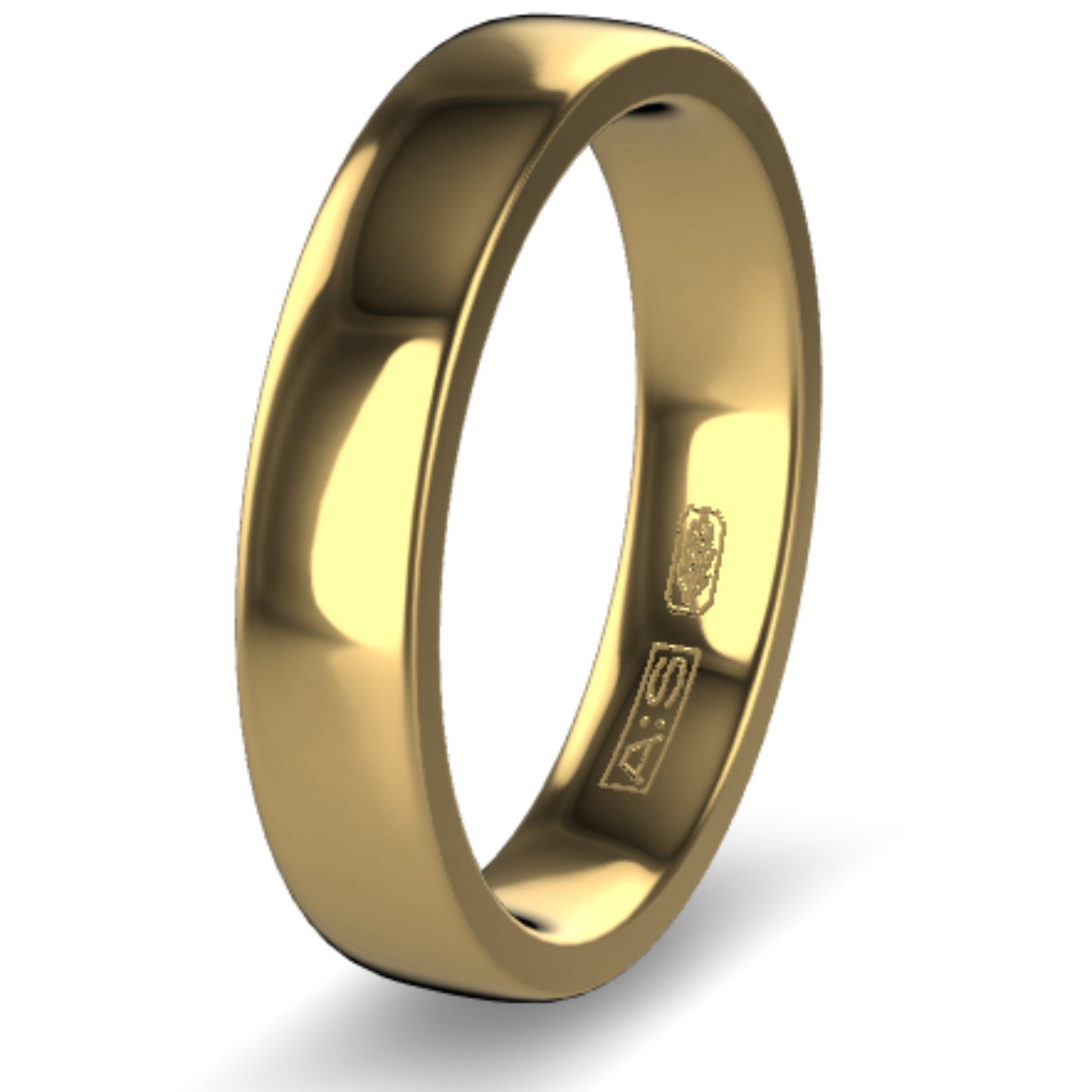 14krt Geelgoud Ring Aller Spanninga Model 11162G-63