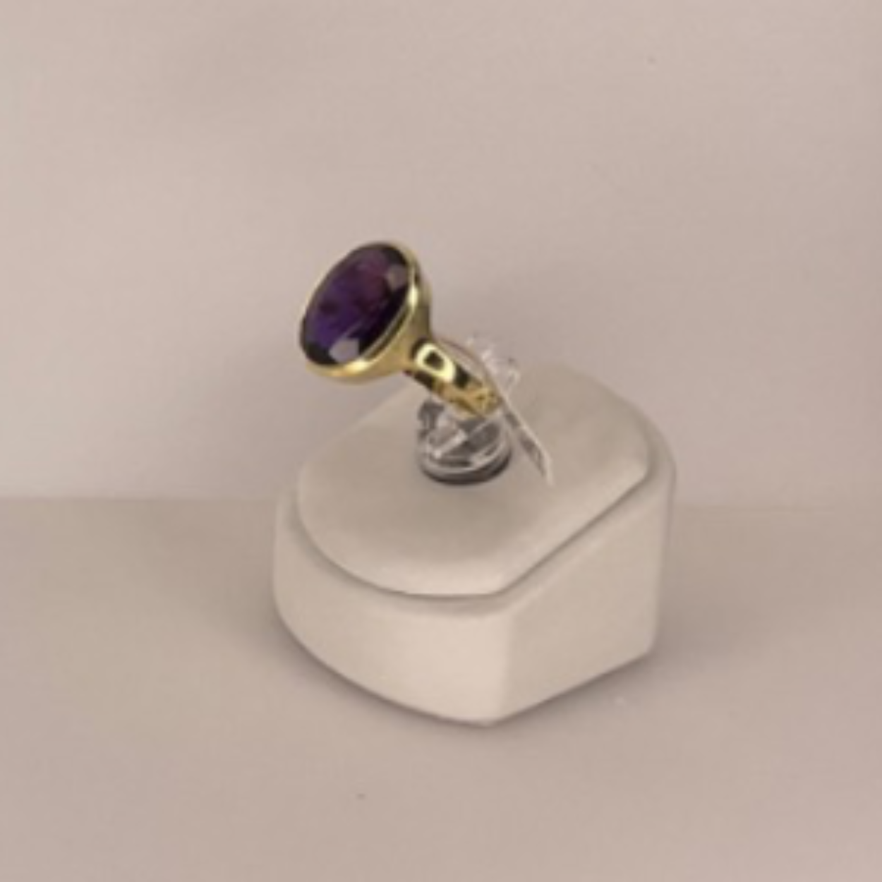 Gouden ring 14x10mm