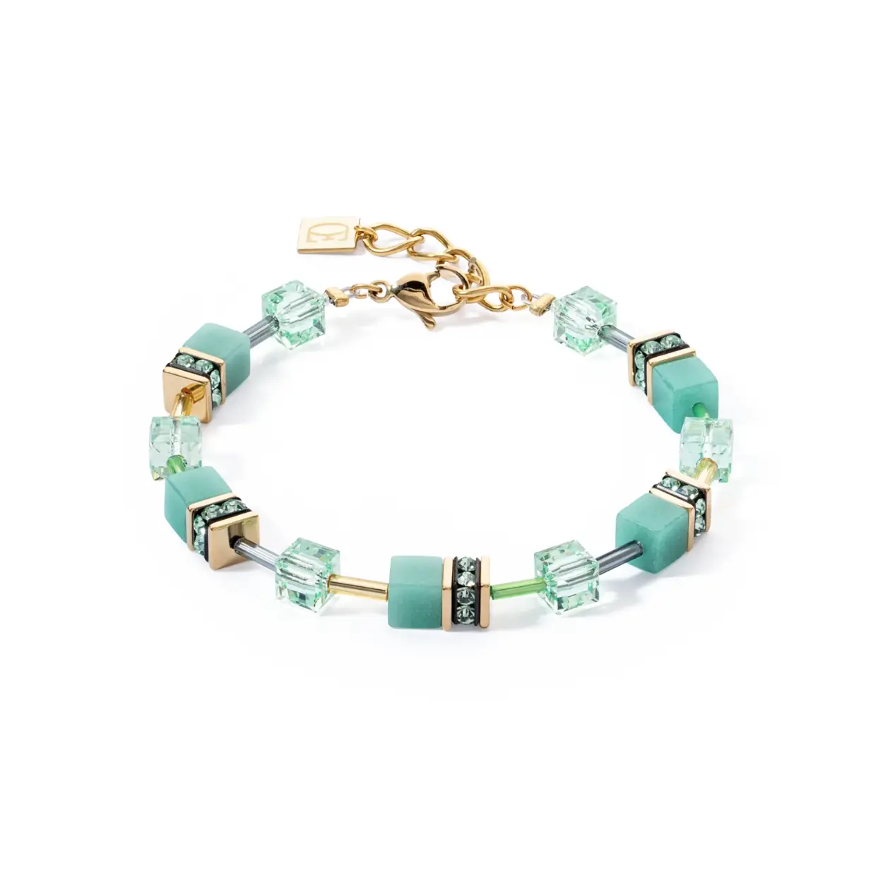 Coeur de Lion armband met polaris en swarovski kristallen 