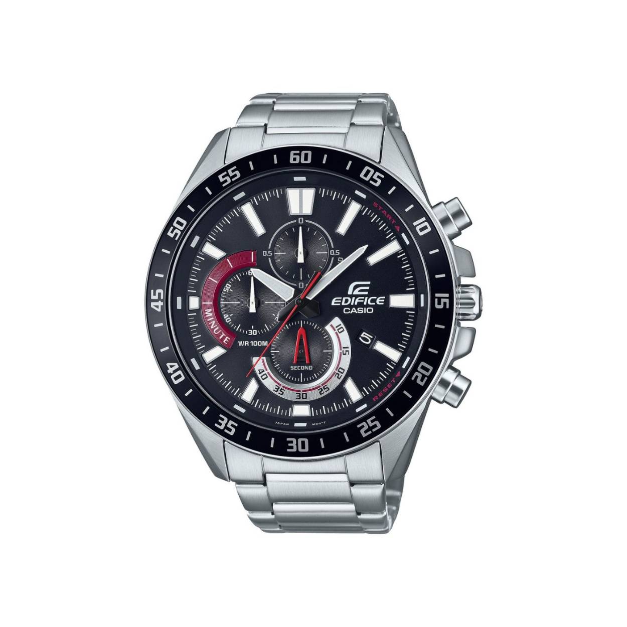 Ga voor groots met de klassieke EDIFICE-chronograaf in een opvallende combinatie van fijne details en oversized design. Deze horloges zijn geïnspireerd op motorsport en hebben dynamische kleurencombinaties en opvallende wijzerplaten voor een stijl die snelheid en intelligentie uitstraalt.