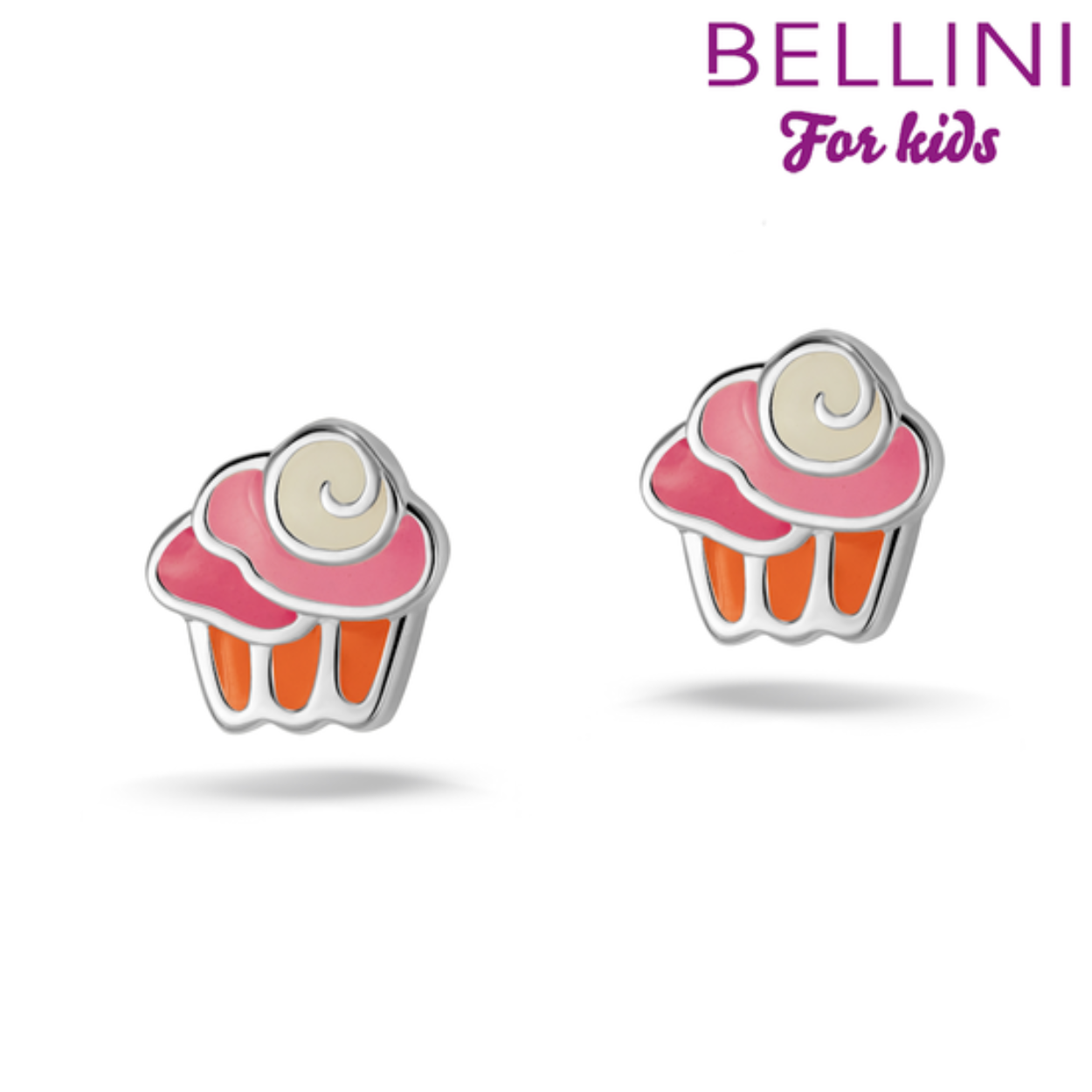 Zilveren oorknopjes cupcake roze/wit.

De gehele Bellini collectie is gemaakt van het eerste gehalte zilver (925) en voorzien van zirkonia's of vrolijk gekleurd emaille. Naast de bekende bedelarmbandjes heeft Bellini ook hele leuke kinder oorknopjes, colliers en ringen.

