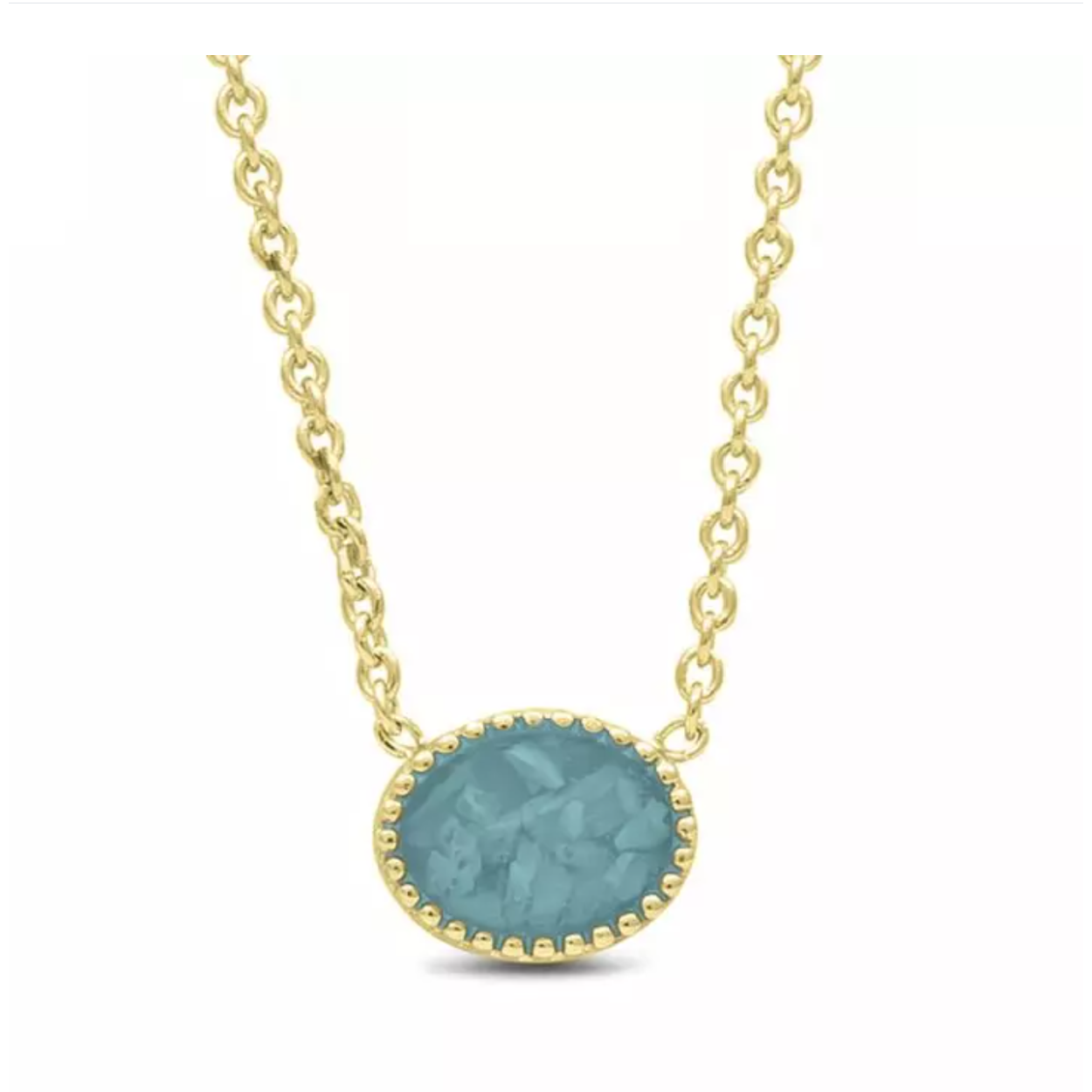9kt  See You collier met ashanger RY011, 42-45cm