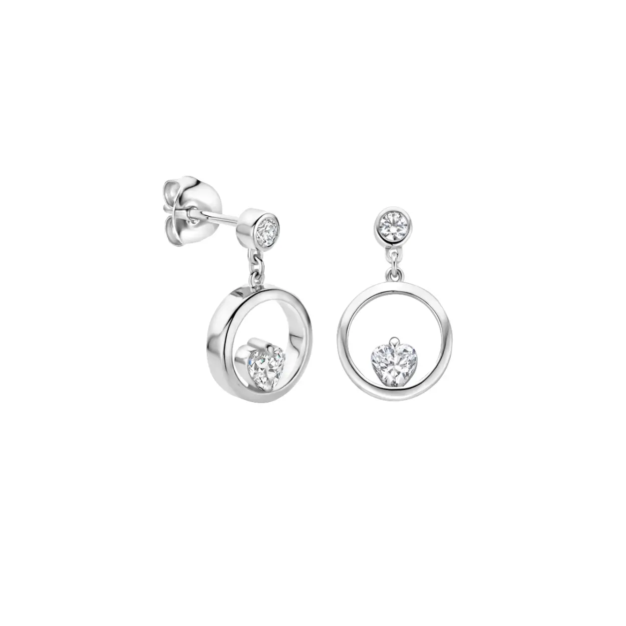 FJF Oorbellen ICON Heart Silver