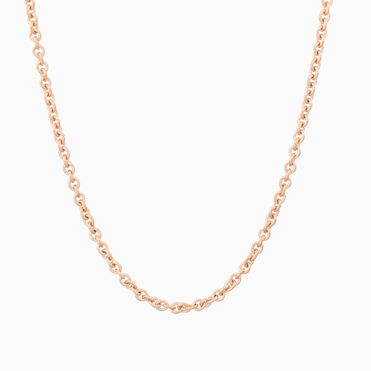 Collier witgoud 18k 45cm