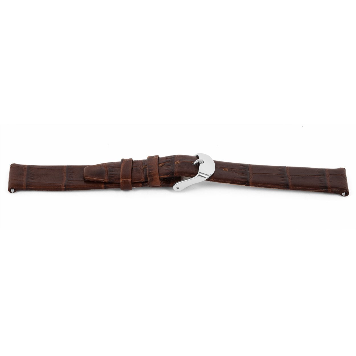 Lederen horlogeband met croco print en ongestikt
Kleur band: D.Bruin
Band dikte: 2.5mm
Band lengte: 70/110mm
Band breedte: 14x12mm
Gesp: Edelstaal
Bekleding binnenband: Nubuck
Gestikt: Nee
Waterproef: nee
Pushpin: Inclusief
Hypo allergisch: Ja
NFC: Nee
EAN: 4782863415141
