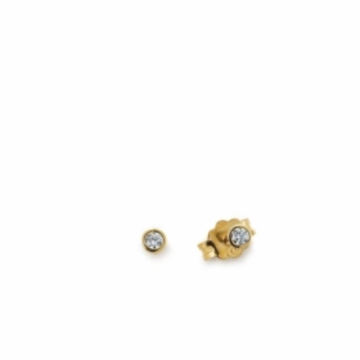 ggd oorknop 3mm zirkonia