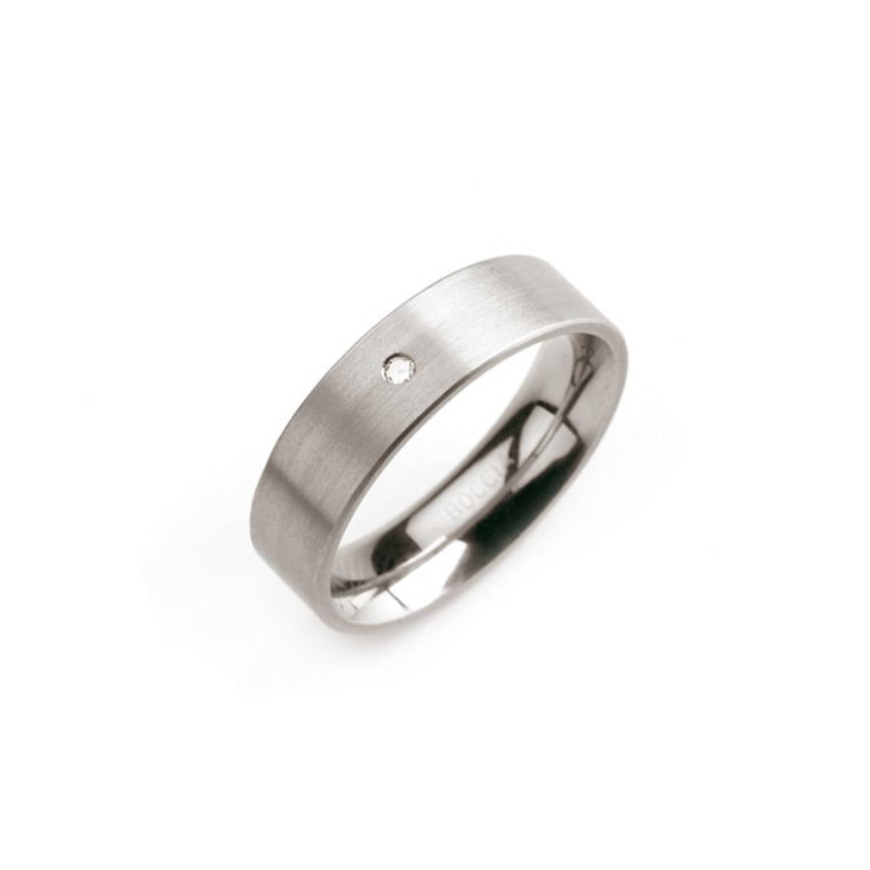 Boccia titanium titanium ring 0.03ct 0101-05