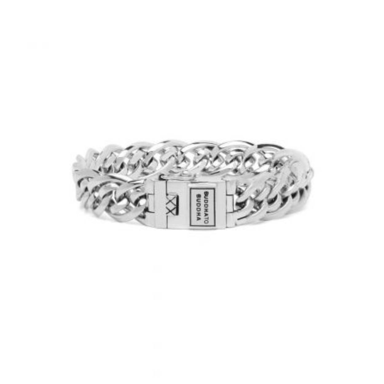 Deze ring is van het merk Buddha to Buddha. Het is een damessieraad gemaakt van zilver. De ring is zilver van kleur. De volgende specificaties van de ring zijn als volgt:

Breedte (mm): 5.5
Ringmaat (mm): 18

612-18 Nathalie XS