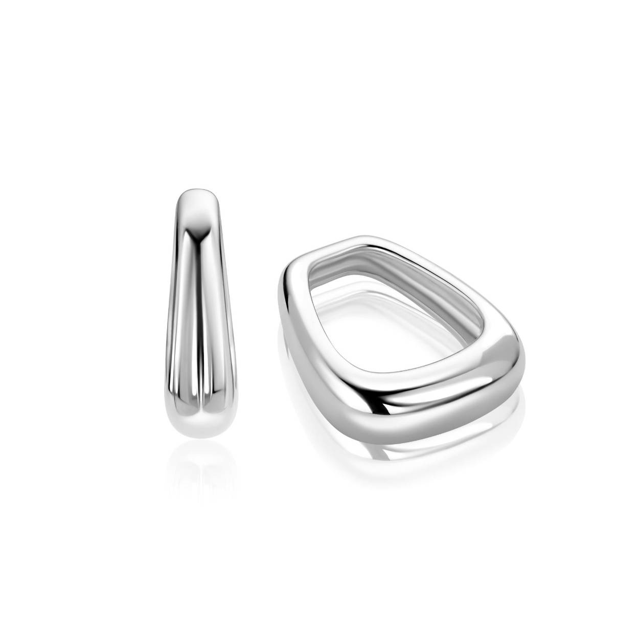 Zinzi zilveren oorhangers ZICH2805, exclusief oorringen