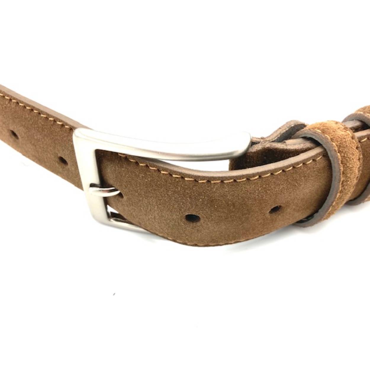 OwnLabel riem suede mocca