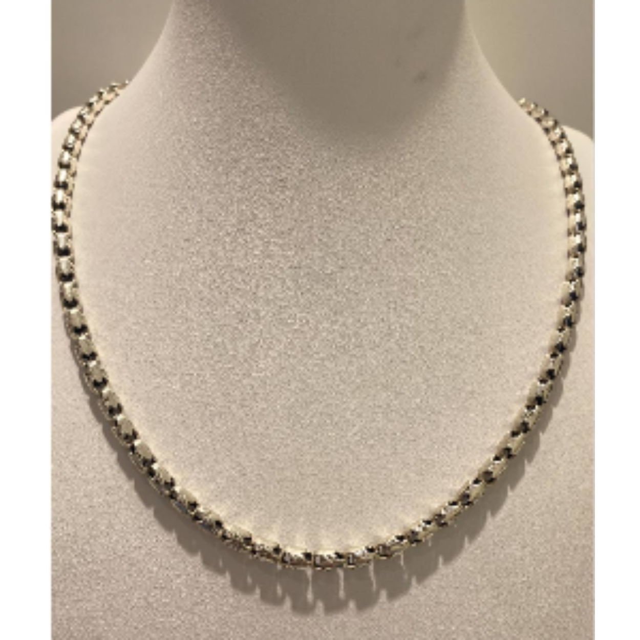 Zilveren fantasie ketting heren 