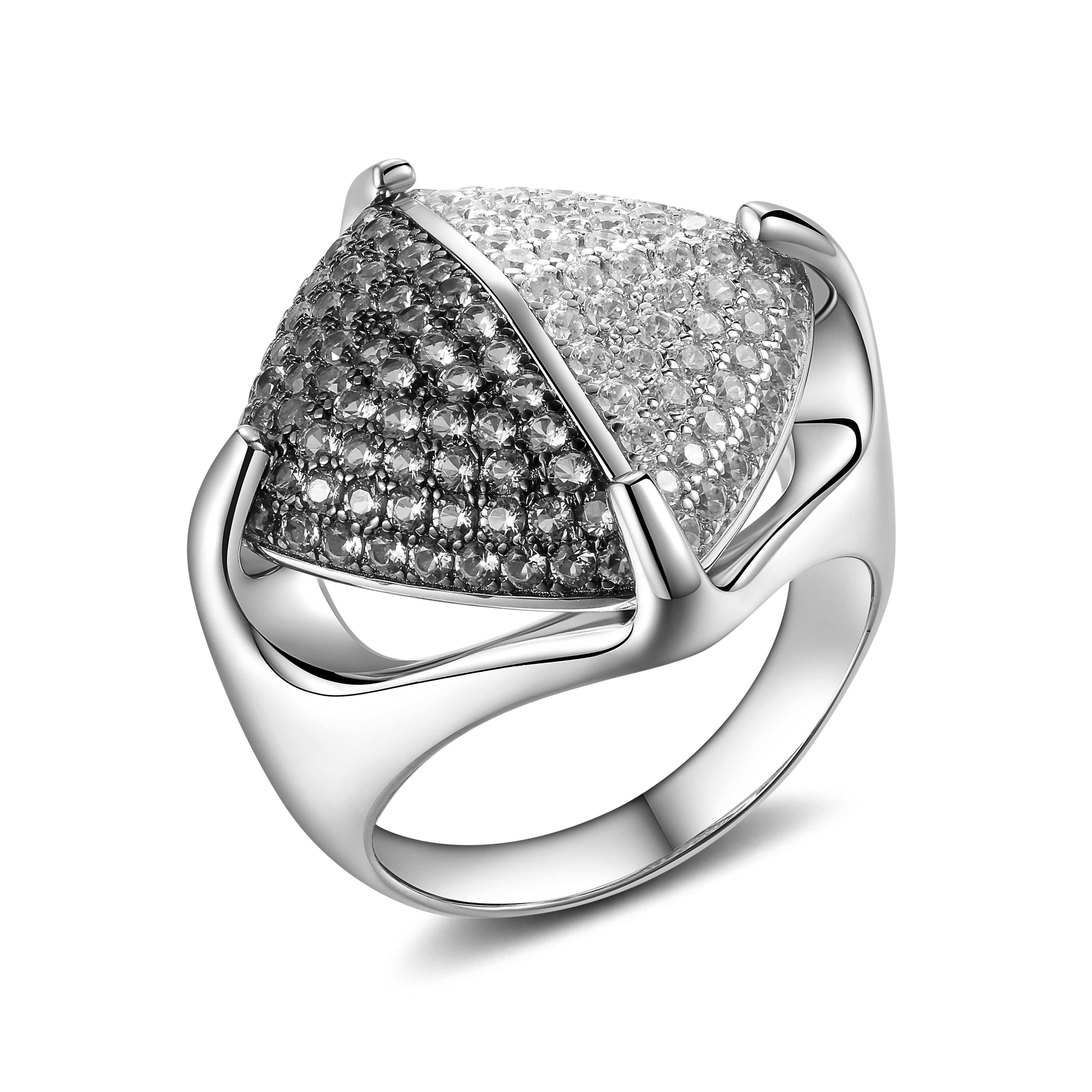 Zilver gerhodineerde Pianegonda ring, Arcus PAC31C
