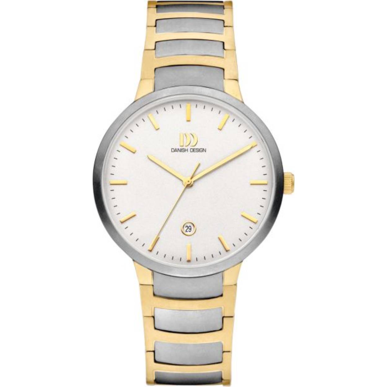 Danish design titanium horloge met saffierglas