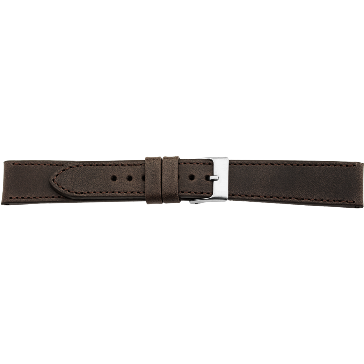 Premium horlogeband bruin XL 18mm