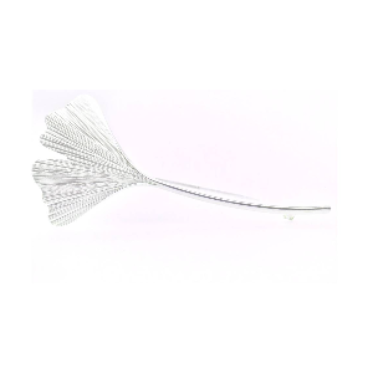zilveren broche ginko blad