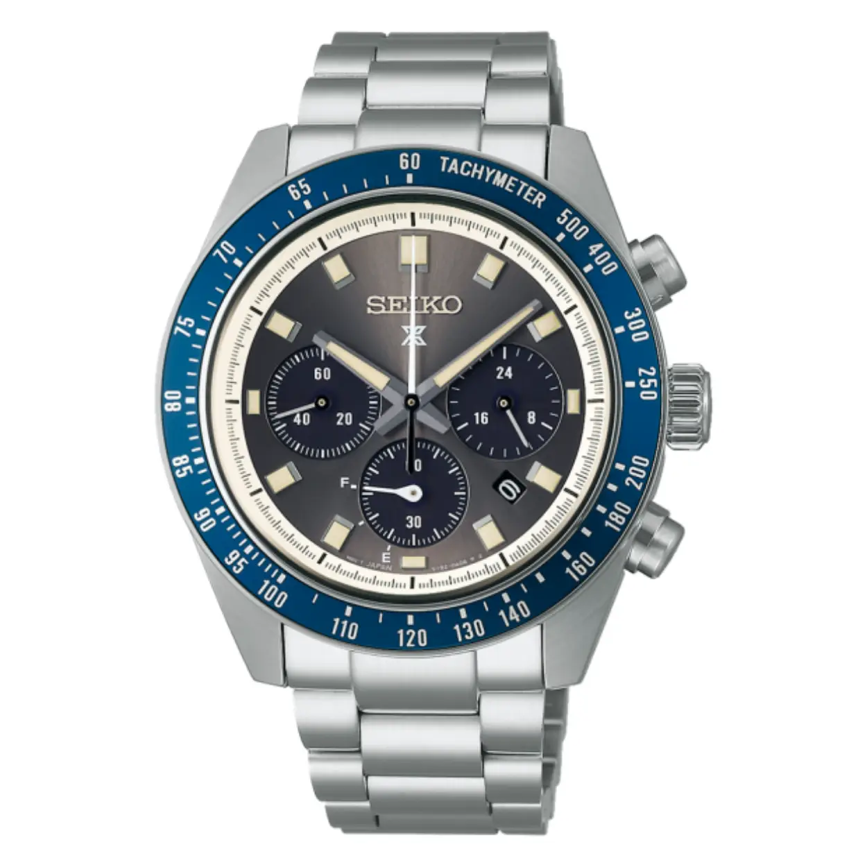 Seiko Prospex - Speedtimer Solar Cal: V192 Chronograaf, 100 meter WR, Saffierglas - SSC939P1