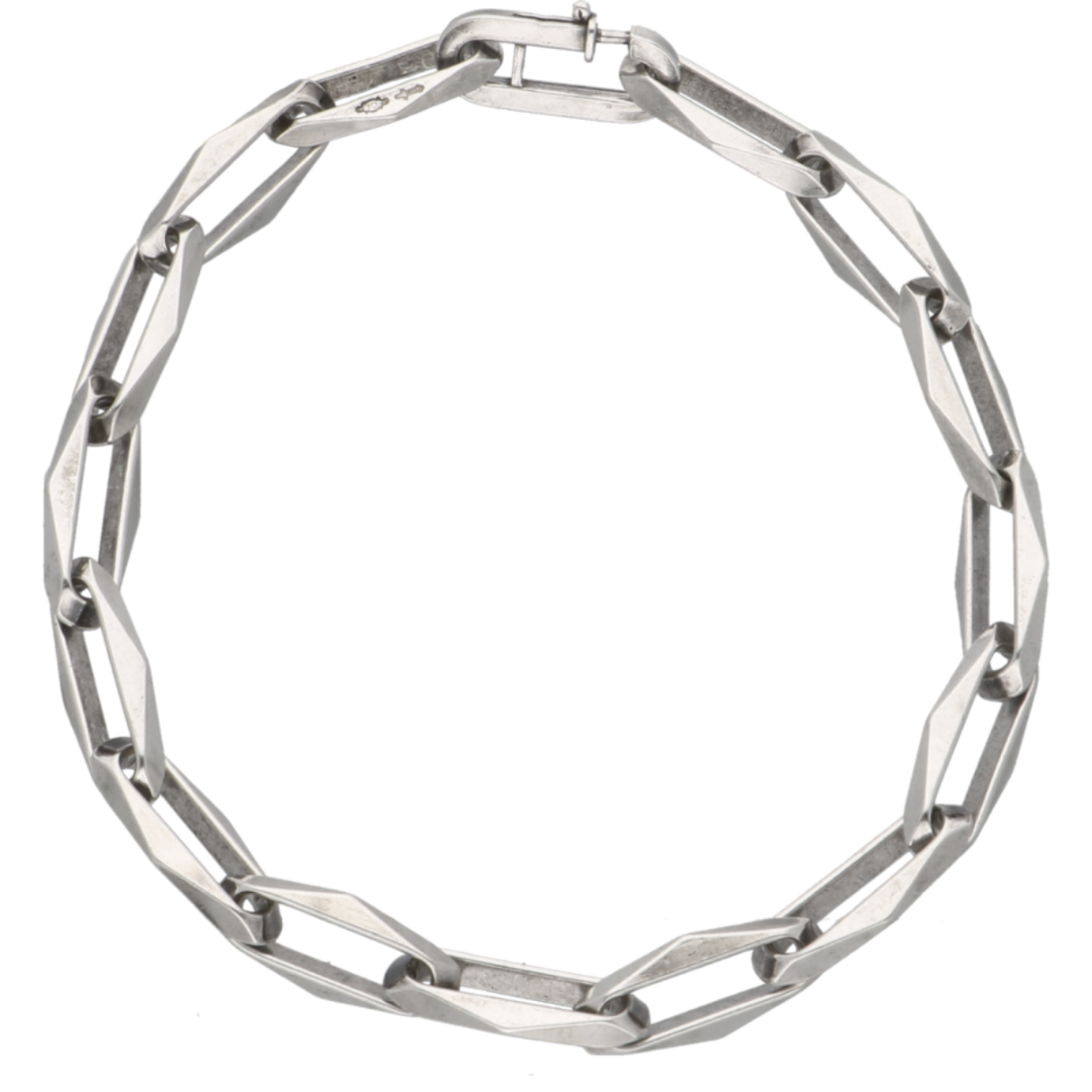 CFE zilveren armband 8.5mm massief 21.5cm