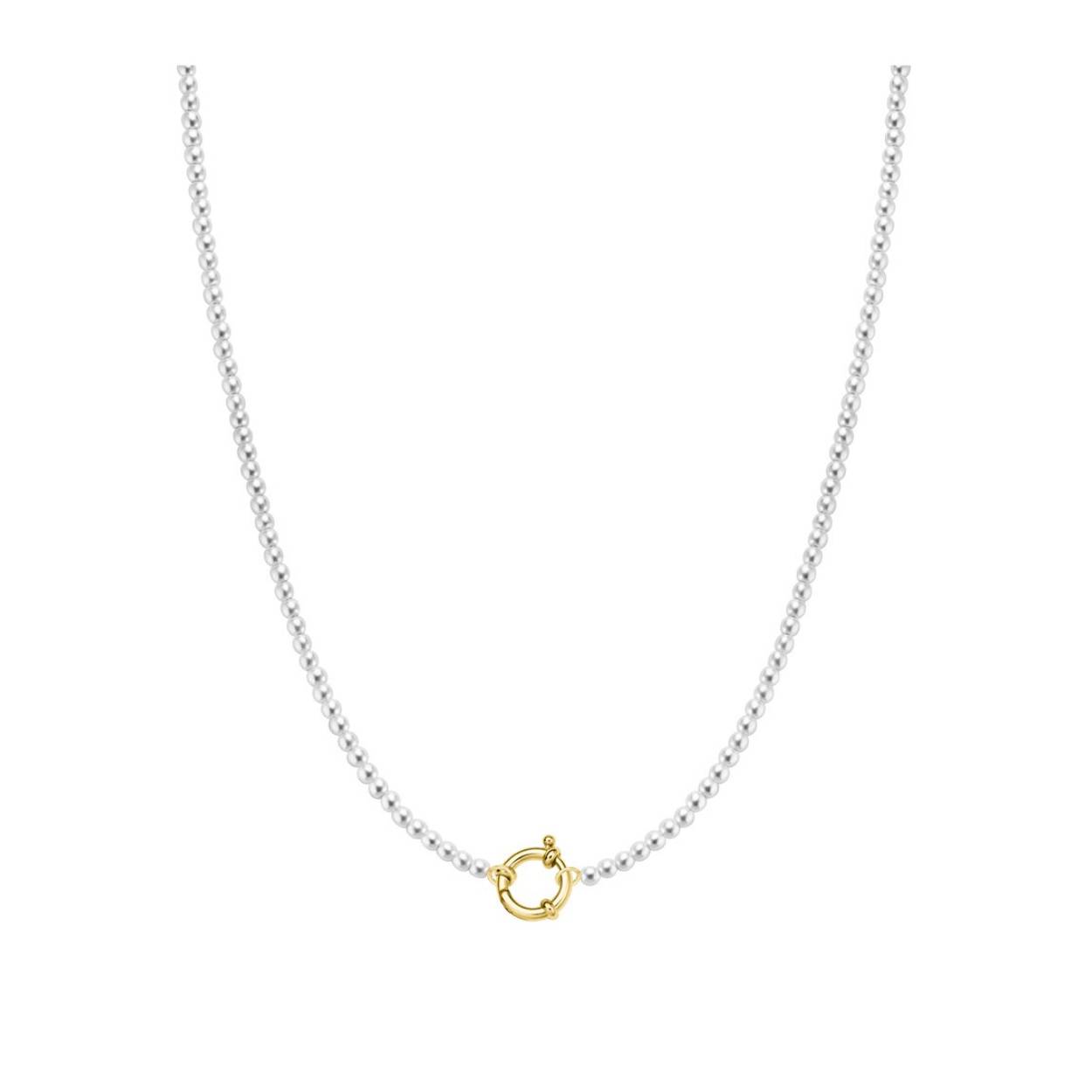 Rosefield JNMPG-J620 Mini Pearl Necklace Gold
