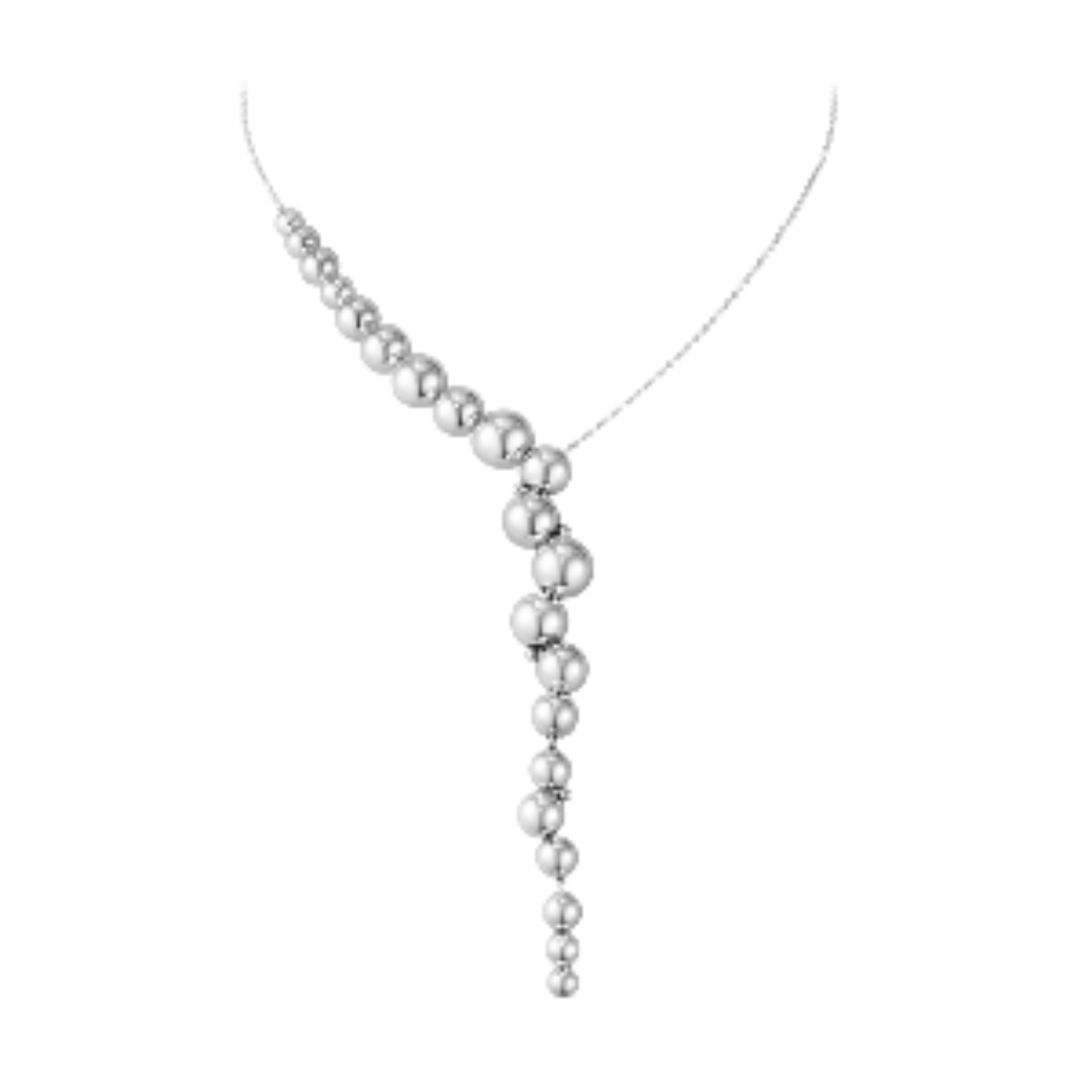 GEORG JENSENMOONLIGHT GRAPE NECKLACE SILVER 10019041
