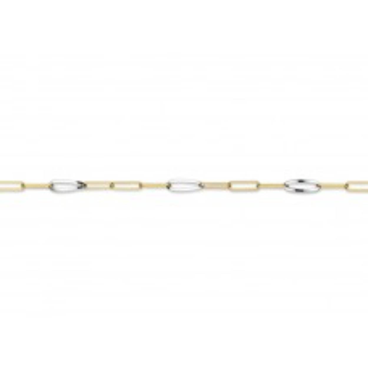 You & Me armband geel & wit goud 18k
Lengte 18cm