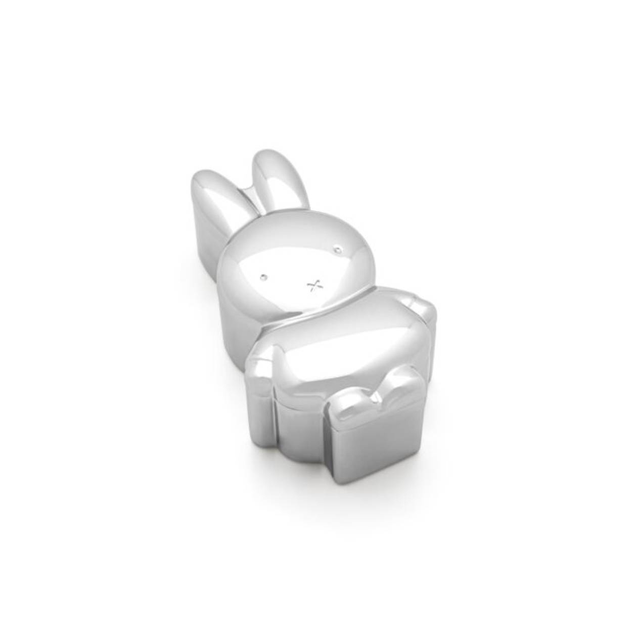 Tanden-/haarlokdoosje Nijntje zilver kleur