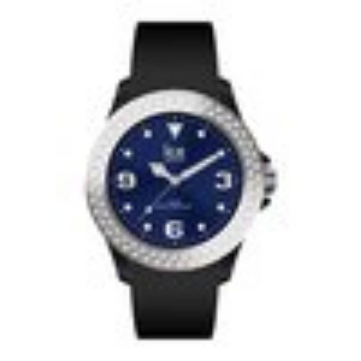 Dit dames horloge van Ice-Watch uit de ICE star serie heeft een siliconen band en een lunette bezet met Swarovski kristallen. Het horloge heeft mineraal glas en een kastdiameter van 35 mm.